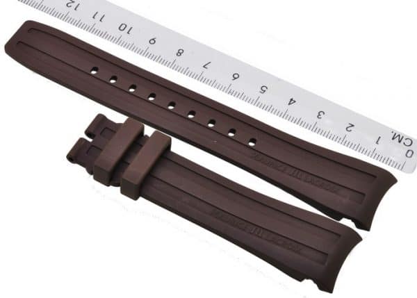 Maurice-Lacroix-Pontos-Rubber-Strap-21-mm-PT6188-PT6118-Brown