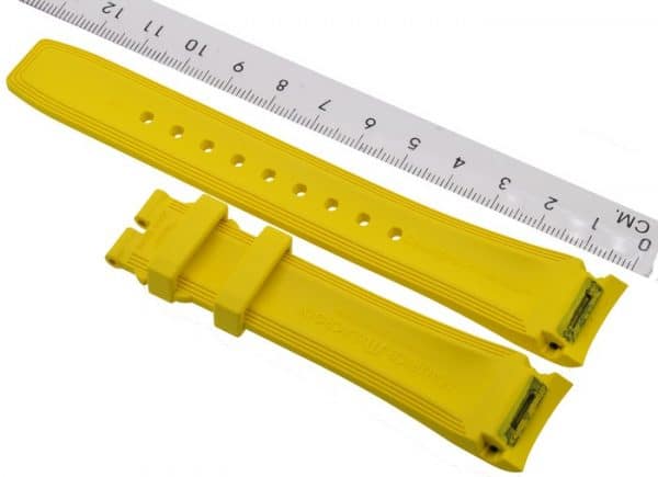 Maurice-Lacroix-Pontos-Rubber-Strap-21-mm-PT6188-PT6118-Yellow