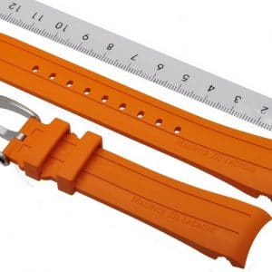 Maurice Lacroix Pontos Kautschuk band 21mm PT6178 PT6188 PT6118 Orange