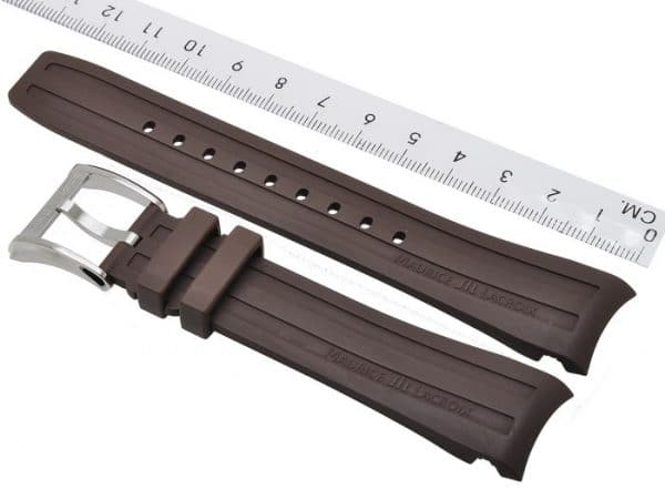 Maurice-Lacroix-Pontos-Rubber-Strap-Buckle-21-mm-PT6188-PT6118-Brown