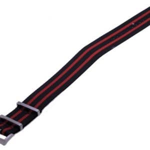 Maurice Lacroix Nato PT6008-PT6018-Pontos-S-22-mm-strap-band-BLACK-RED