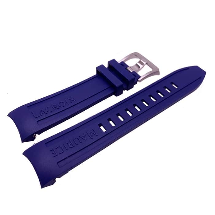 Maurice Lacroix Pontos Diver S PT6248 rubber strap BLUE 22 mm