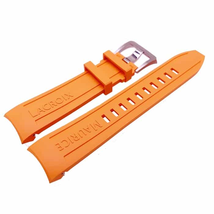 Maurice-Lacroix-Pontos-Diver-S-PT6248-rubber-strap-Orange-22-mm