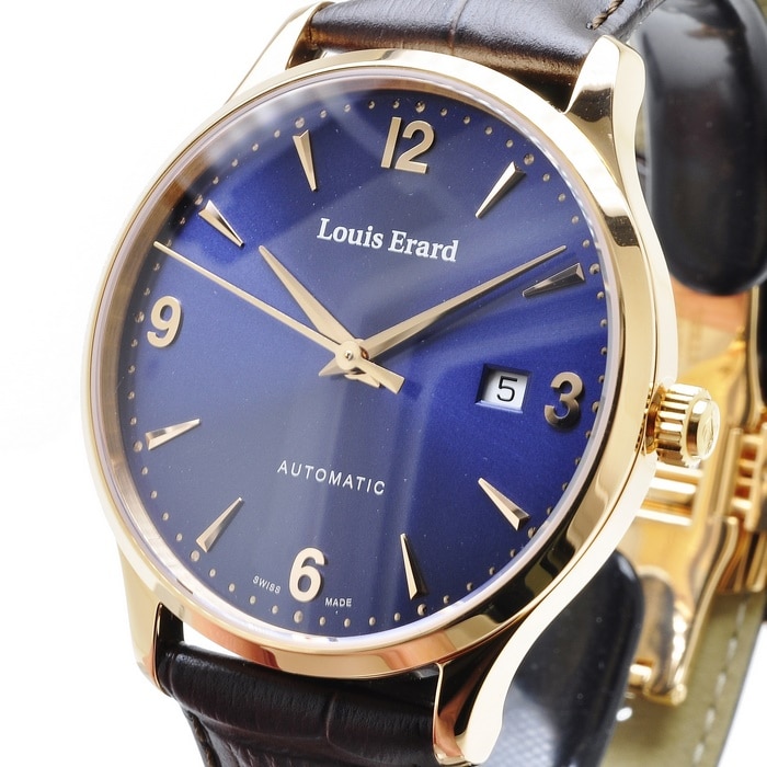 Louis Erard Automatic Watch Rose Gold with Brown Leather strap  69219PR11.BRC80 