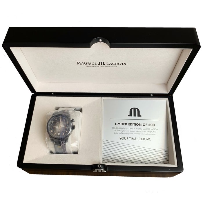 Maurice Lacroix Pontos Chronograph Monopusher Limited Edition PT6428-DLB01- 320 Watch