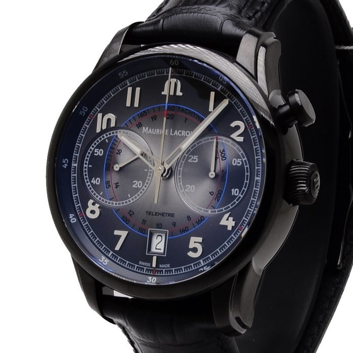 Maurice Lacroix 320 Chronograph PT6428-DLB01- Monopusher Pontos Edition Limited Watch
