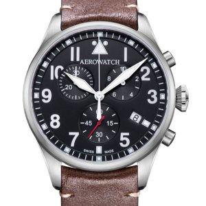 Aerowatch Les Grandes Classiques Chrono Pilot A 79990 AA03 Watch