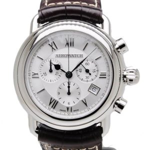 Aerowatch 1942 Chronographe 42 mm Quartz Watch A 83926 AA07