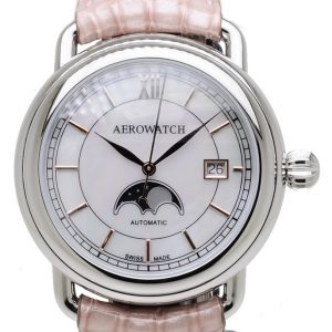 AEROWATCH 1942 Moon Phase 77983 AA02 BR RO Automatic Watch