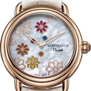Aerowatch Floral Lady Watch 44960-RO16