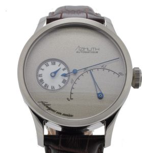 Azimuth Regulateur Retrograde Minutes Frost Grey dial Watch