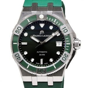 Maurice Lacroix Aikon Green Dial Automatic Watch 38 mm AI6057-SSL50-630