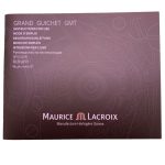 Maurice Lacroix Grand Guichet GMT Instructions booklet MP6707