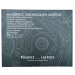 Maurice Lacroix Masterpiece Chronograph Skeleton Instructions booklet w