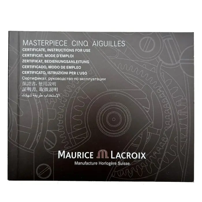 Maurice Lacroix Masterpiece Cinq Aigulles MP6328_MP6507_MP6347_Instructions booklet