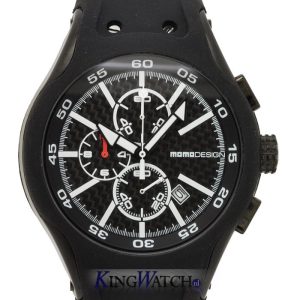 Momo Design Vanguard Black Carbon Chronograph Watch