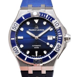 Maurice Lacroix Aikon Blue Automatic 43 mm Watch AI6058-SS001-430