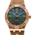 Maurice Lacroix Aikon Automatic 42mm Bronze Green Limited Edition Watch SET AI6008-BRZ0B-630-M