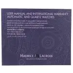 Maurice Lacroix Instructions Manual Booklet Automatic and Quartz-1