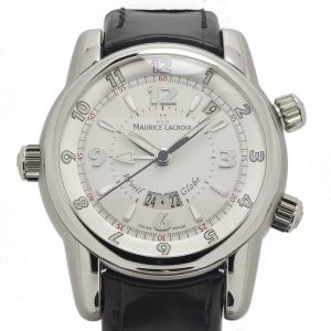 Maurice Lacroix Masterpiece Reveil Globe Alarm Watch MP6388-SS001-830