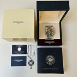Longines Conquest with Sunray green dial automatic 41 mm Steel Watch w