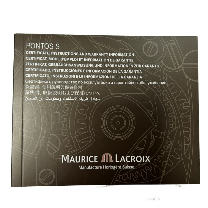Maurice Lacroix user manual Pontos S Automatic Watch 1